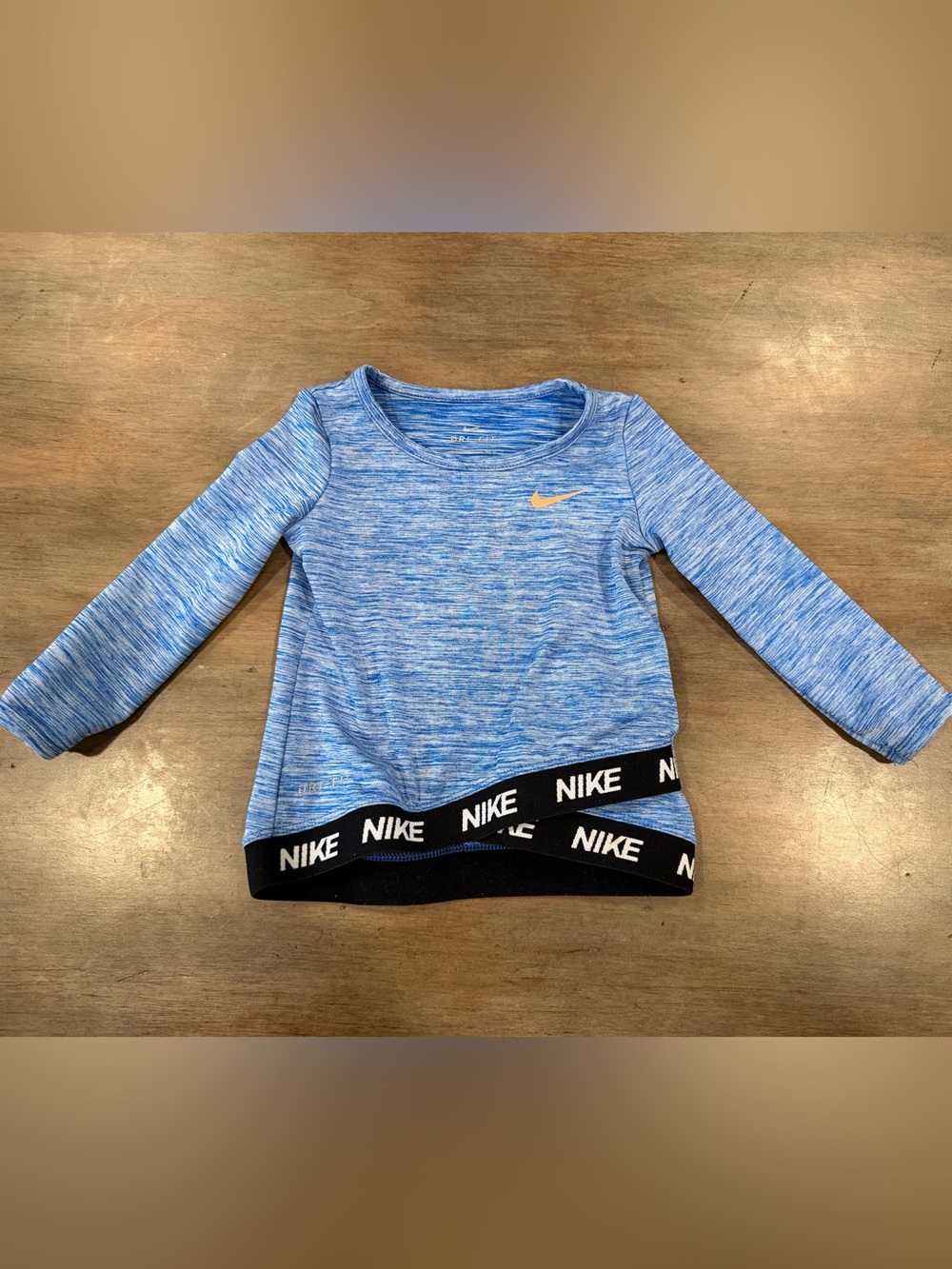 Nike Kids' Blue Long-Sleeve Athletic Top 12m